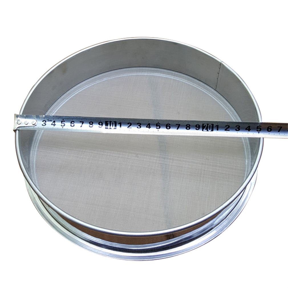 Diameter 25cm Chrome Plated Frame Standard Lab Test Sieve 304 Stainless Steel Wire Mesh Filter Strainer Various Mesh Count