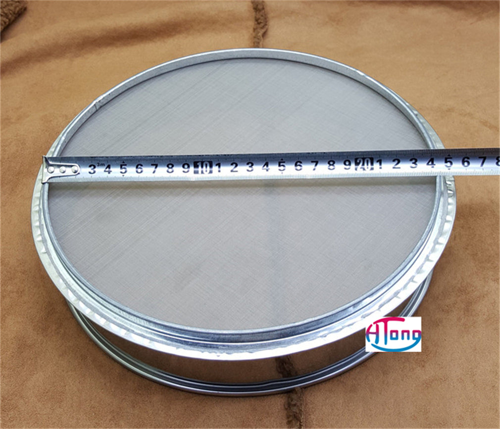 Diameter 25cm Chrome Plated Frame Standard Lab Test Sieve 304 Stainless Steel Wire Mesh Filter Strainer Various Mesh Count